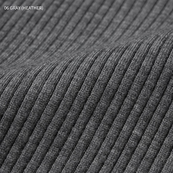 UNIQLO Extra Fine Merino Ribbed Polo Cardigan - Picture 6 of 7